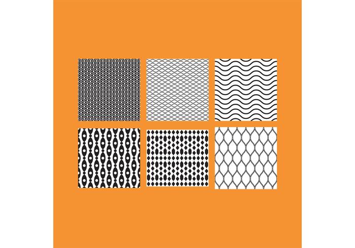 Simple BW Patterns 5 vector