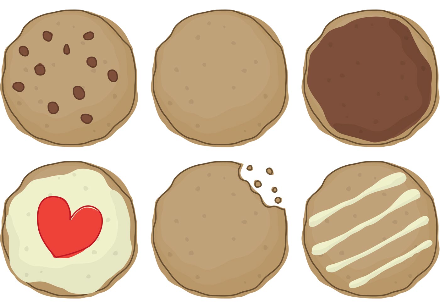 Cookie Vectors - Download Free Vector Art, Stock Graphics & Images