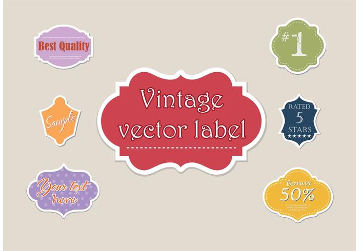 Free Different Vector Labels