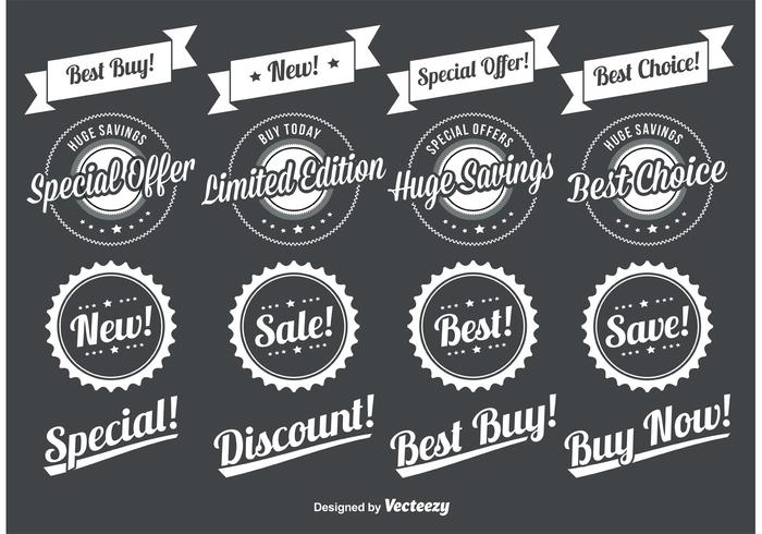 Promotional Vector Design Elements Promotional Vector Design Elements