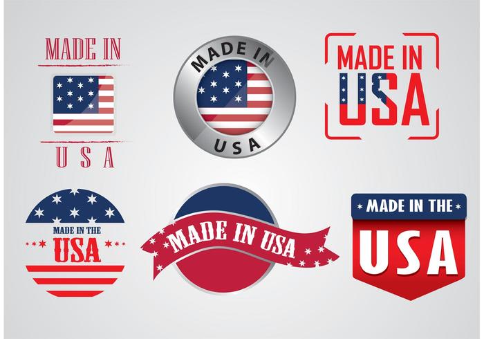 Made in USA Vectors