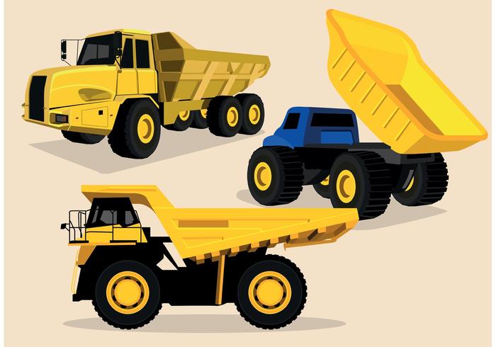 Dump Truck Vectores