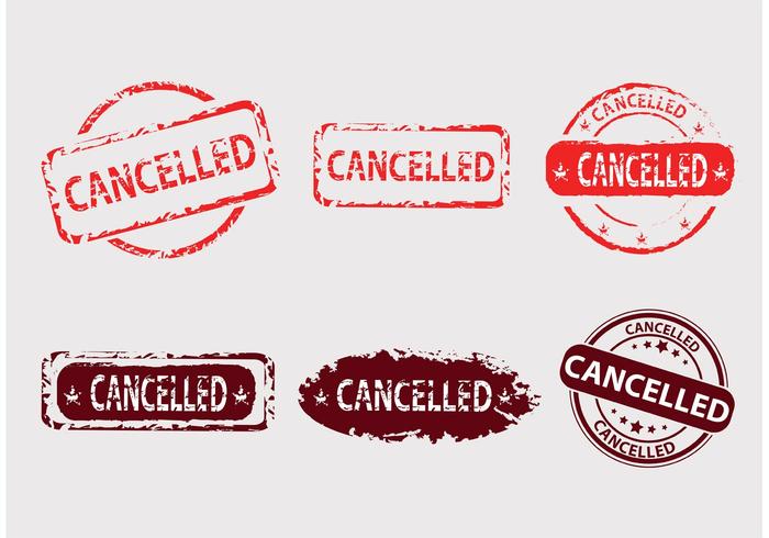 Cancelled Vector Badges  