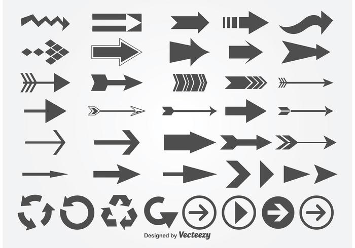 Vector Arrows Set