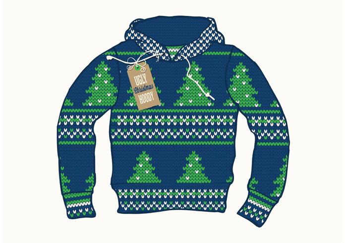 Ugly Christmas Sweater Vector Download Free Vectors