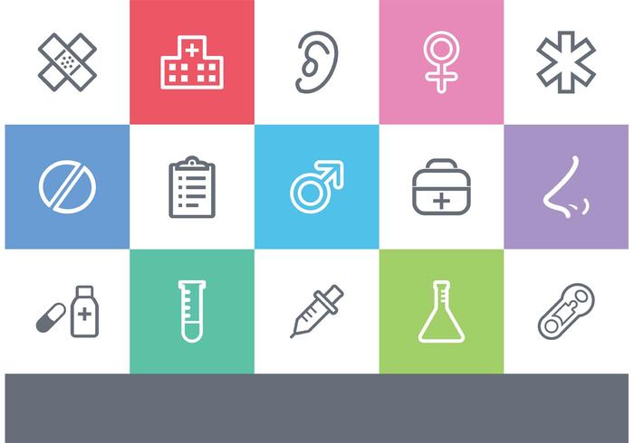 Free Medical Outlined Vector Icons