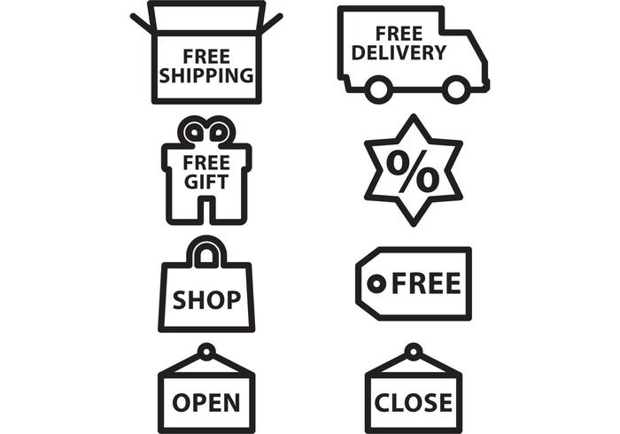 E-Shop Icon Vectors