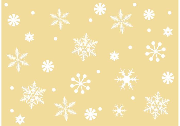 Free Vector Snowflake Background