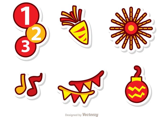 Happy New Years Eve Vectors Pack 1 Happy New Years Eve Vectors Pack 1