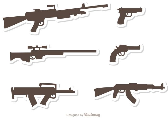 Gun Set Vectors Pack 3 Gun Set Vectors Pack 3