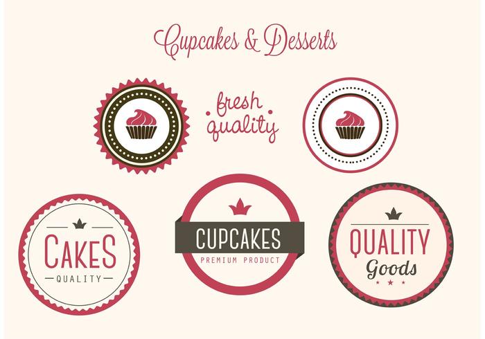 Free Vector Bakery Badges and Labels