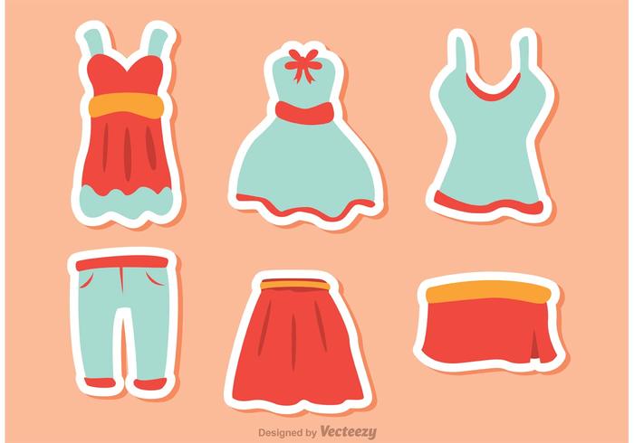 Girl Fashion Vectors Pack 1