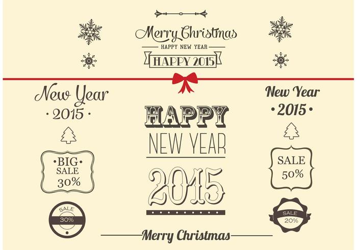 Free Vector Christmas Decoration Collection 