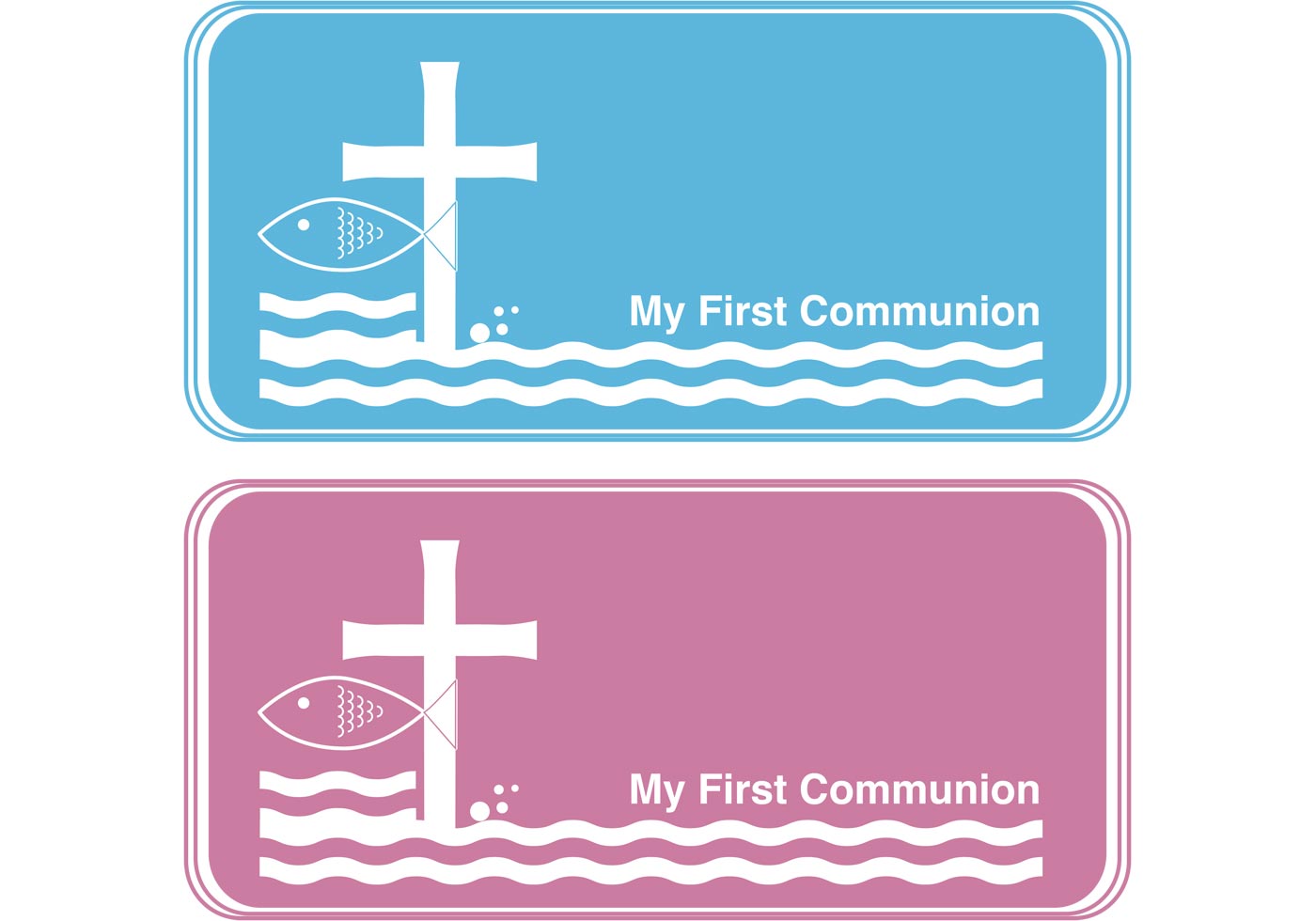 First Communion Banner Vectors 20 Vector Art at Vecteezy Pertaining To First Communion Banner Templates