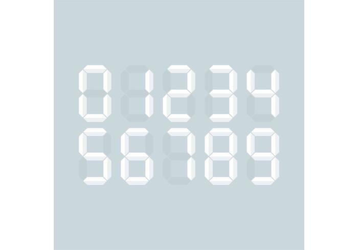 Vectores Numeros Digitales Descargar Vectores Gratis