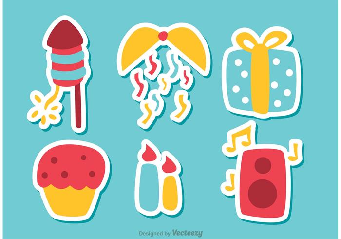 Happy New Year Vectors Pack 3