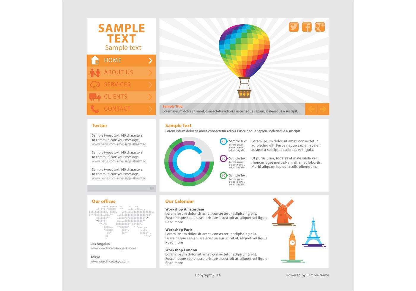 Modern Web Page Template Vector 83576 Vector Art at Vecteezy Modern Web Page Template Vector 83576 Vector Art at Vecteezy