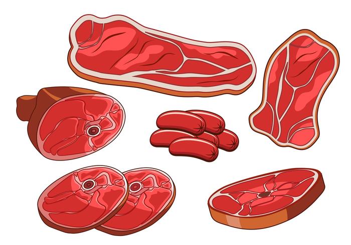 Vectores de jamón