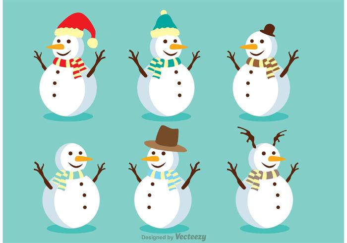 Snowman Vectors Pack