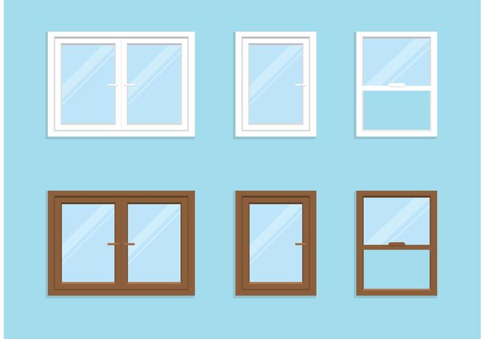 Free Vector Window Set