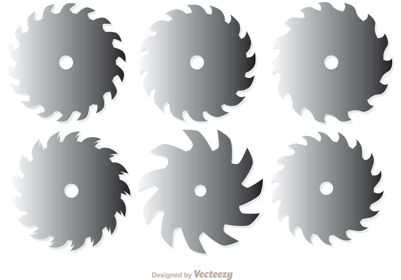 Circular Saw Blades Vector Pack 2 83674 Vector Art at Vecteezy