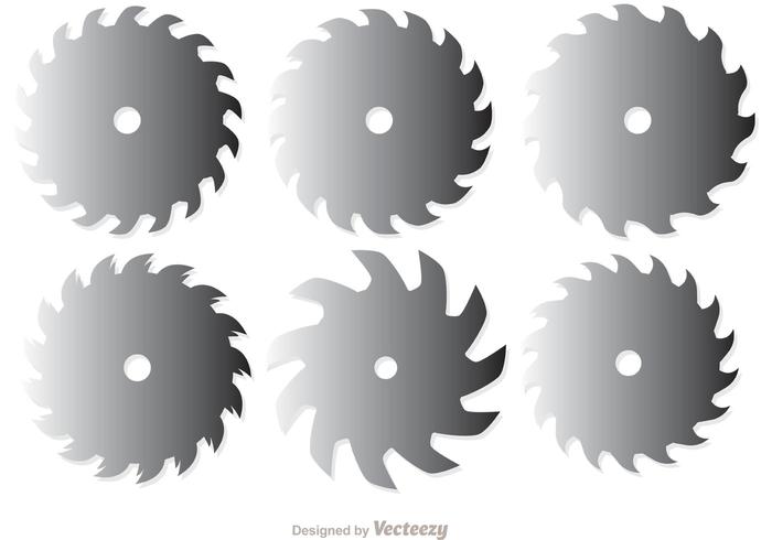 Circular Saw Blades Vector Pack 2