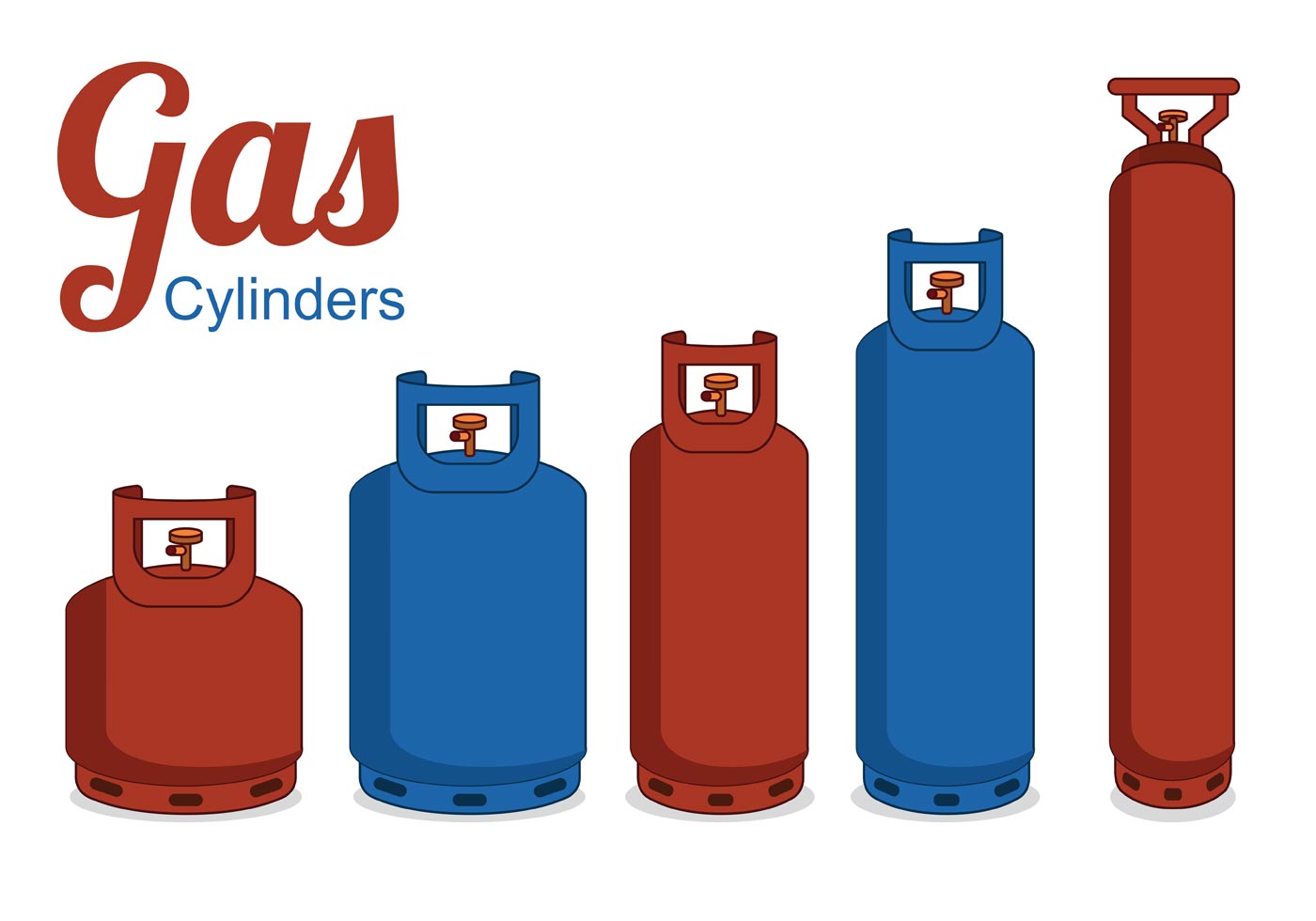 Free Vector Gas Cylinders Download Free Vector Art