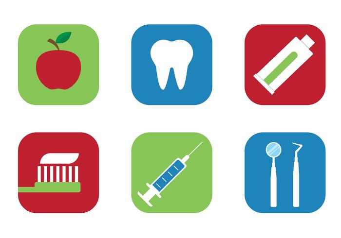 Free Vector Tooth Icons Free Vector Tooth Icons