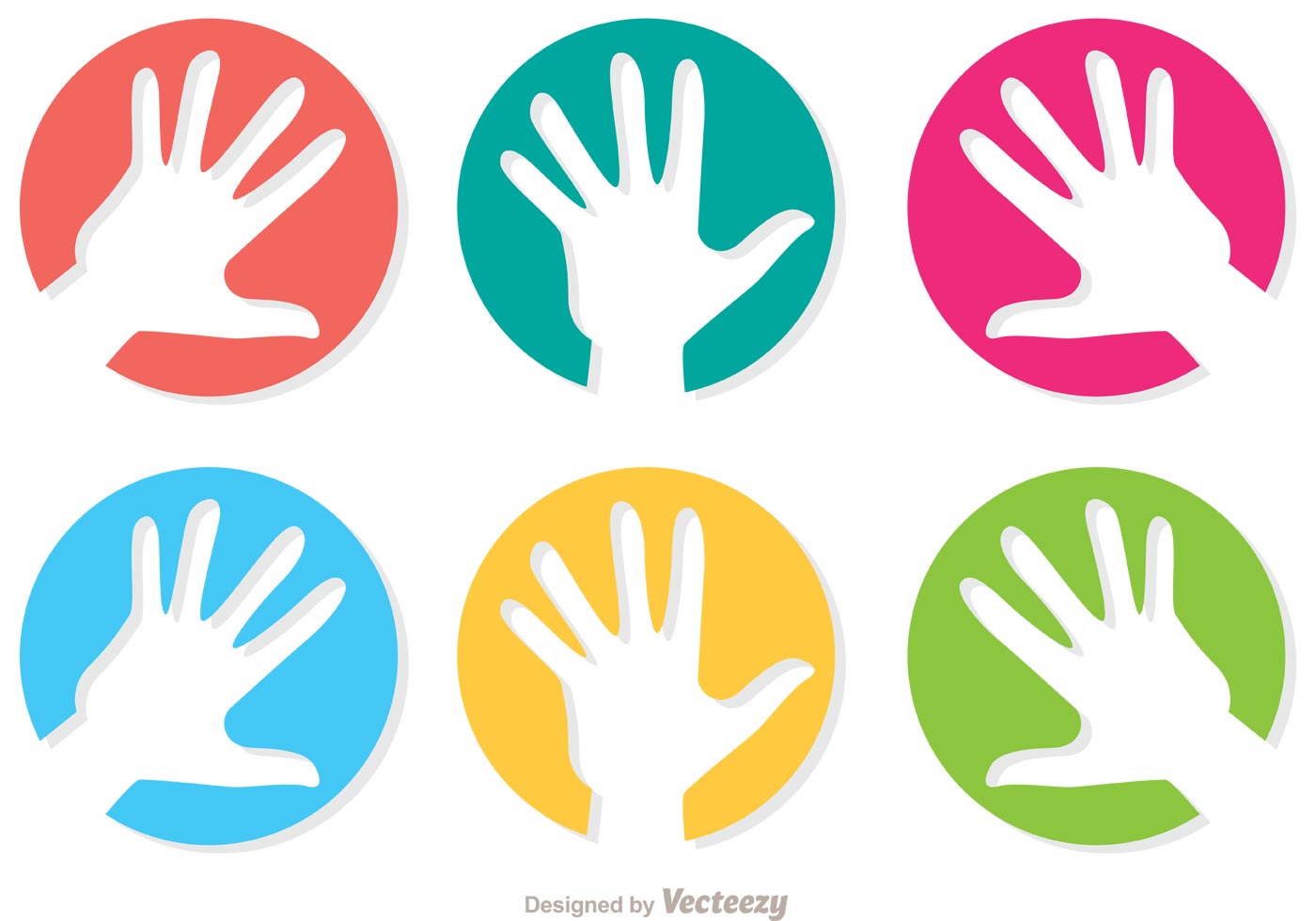 Helping Hand Icon Vector Pack - Download Free Vectors ...