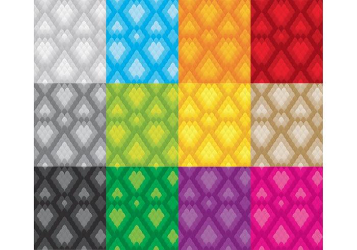 Snake Skin Patterns vector