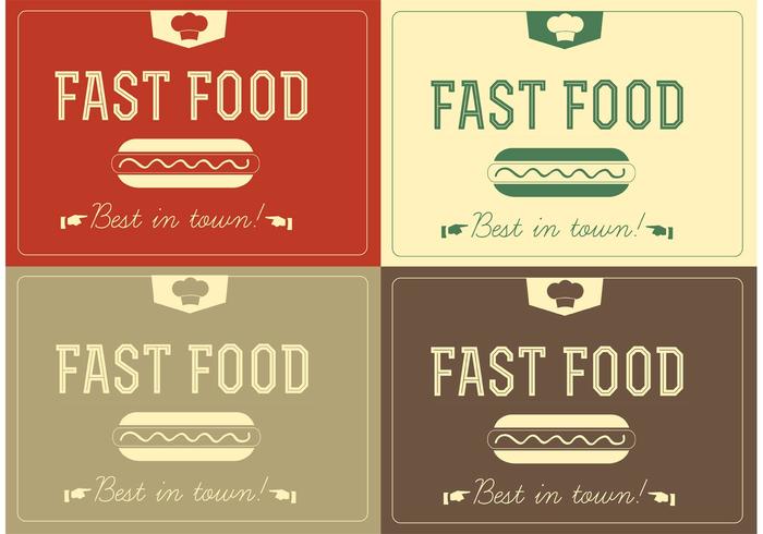 Free Fast Food Vectors Free Fast Food Vectors