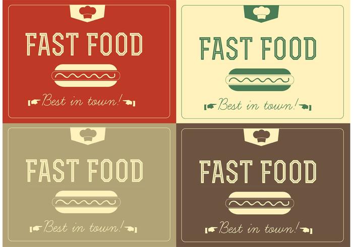 Free Fast Food Vectors 