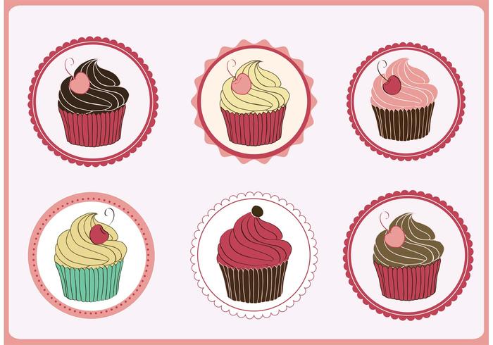 Cupcakes Vectors 