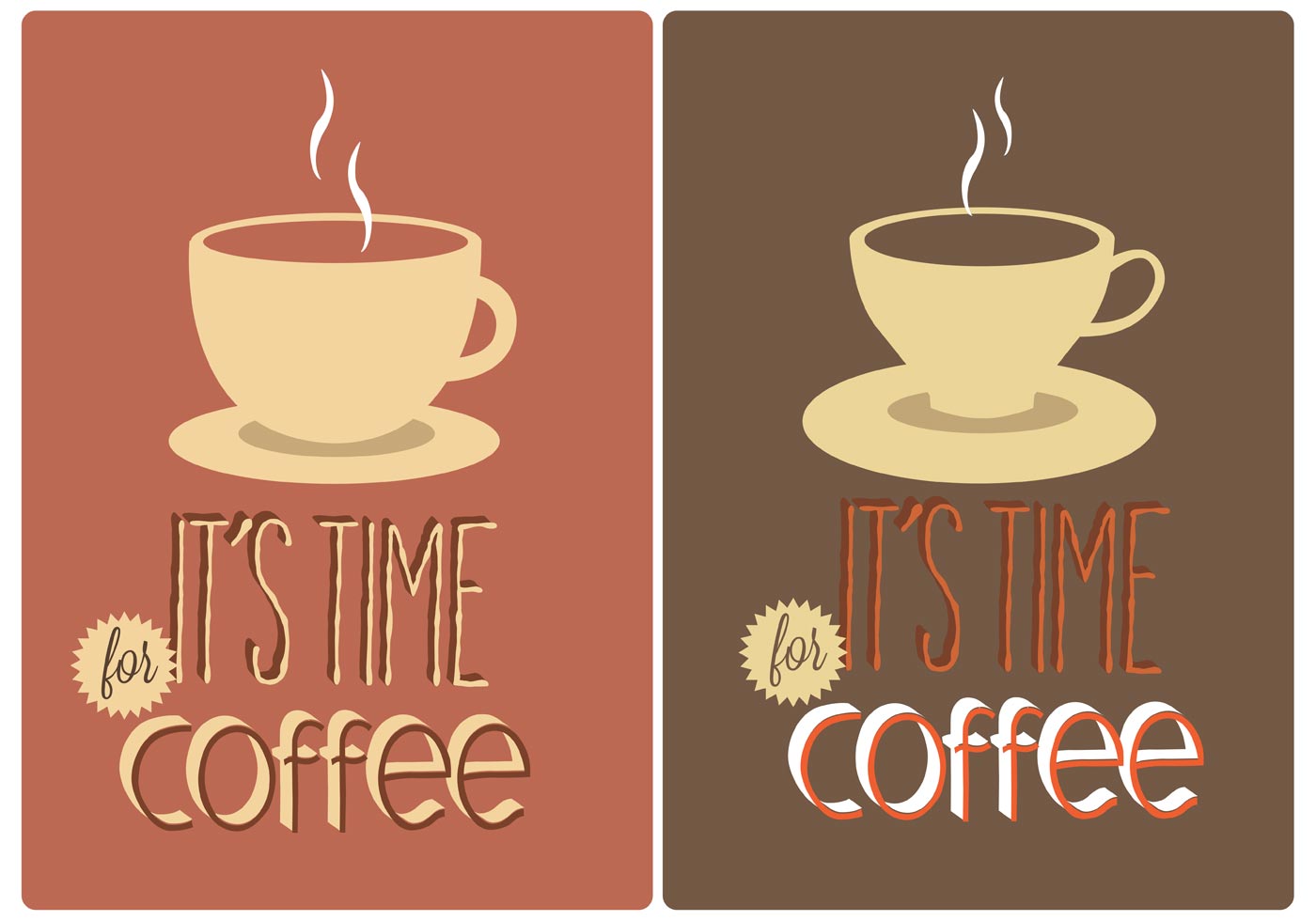 Free Coffee Typography Signs Download Free Vector Art 