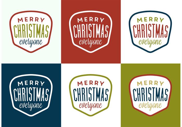 Christmas Label vector