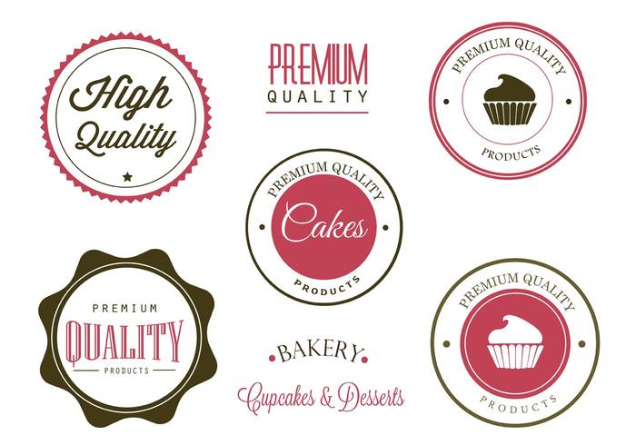 Free Bakery Labels and Logo Vectors 