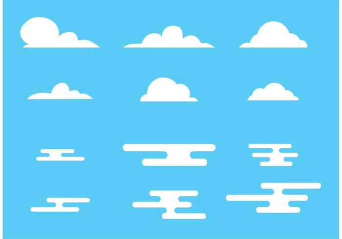 Free Vector Cloud Set