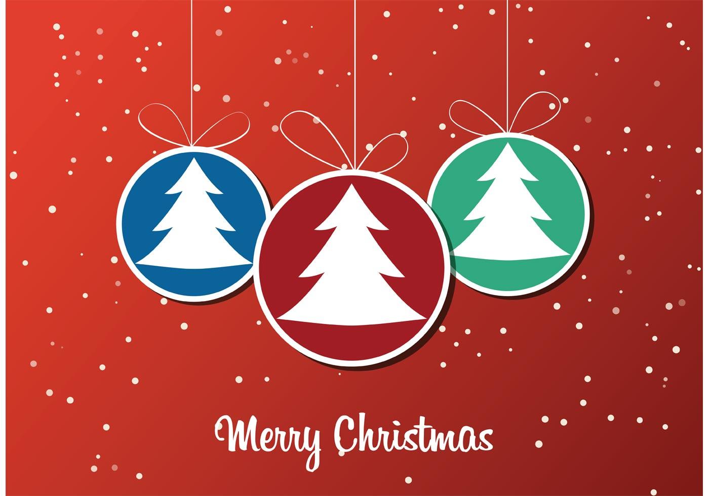 Christmas Tree Ornament Wallpaper 83933 Vector Art at Vecteezy