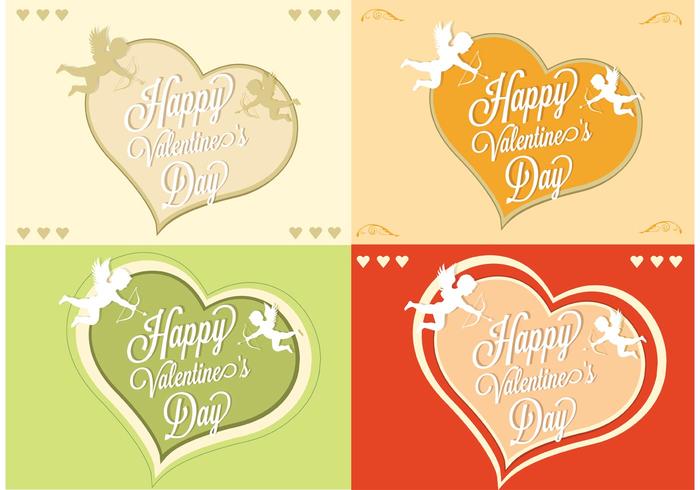 Free Happy Valentine's Day Vector Card Free Happy Valentine's Day Vector Card