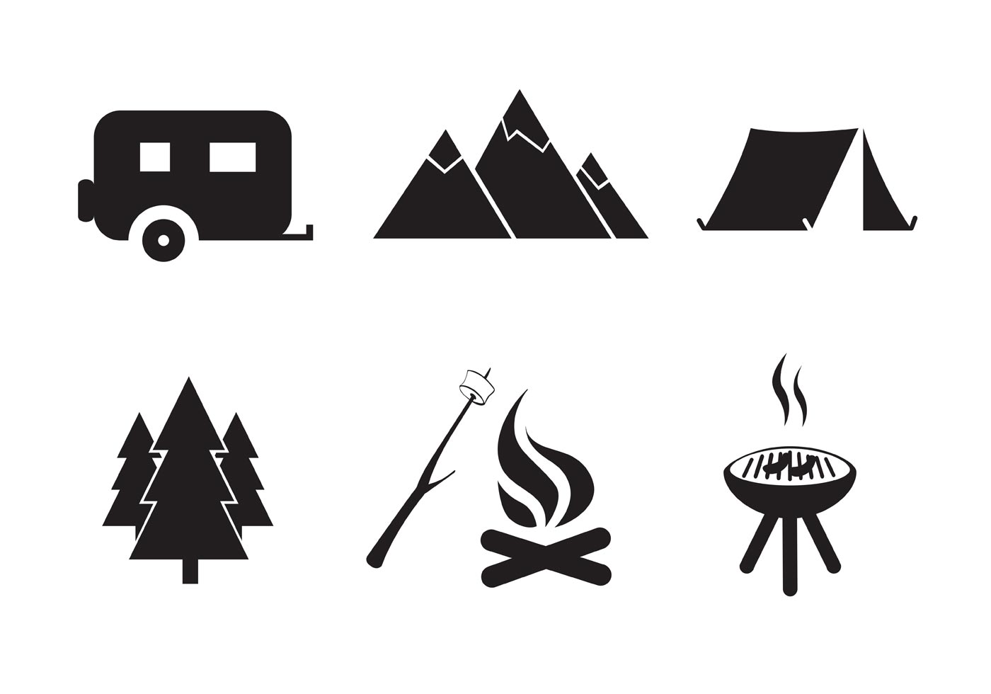 Download Camping Free Vector Art - (3070 Free Downloads)