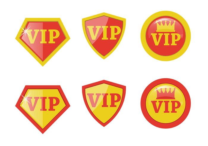 Vector vip icono paquete