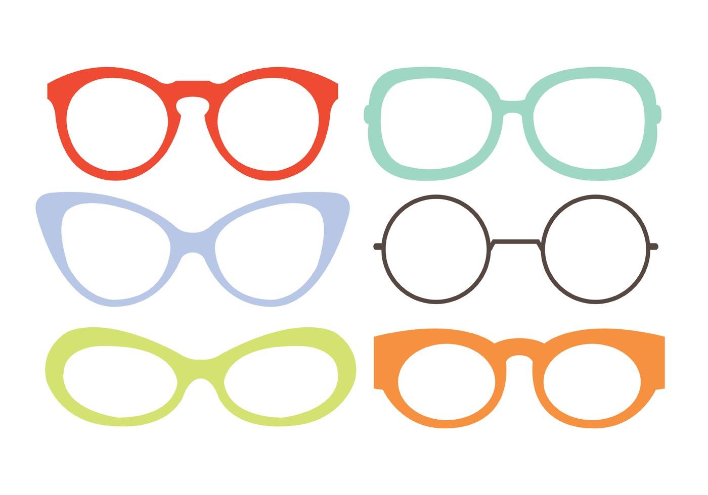 Set Of Eye Glasses Vectors 84014 Vector Art At Vecteezy