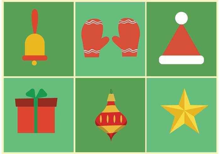 Vector Iconos De Navidad