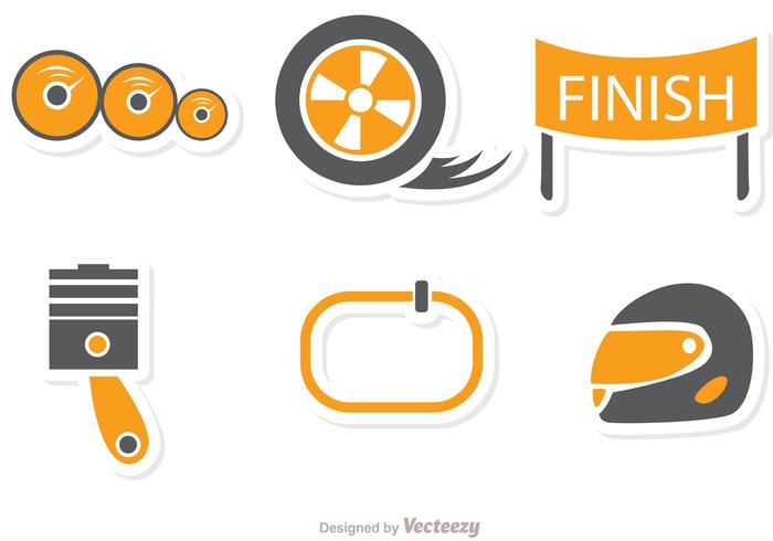 Racing Icon Vector Pack Racing Icon Vector Pack