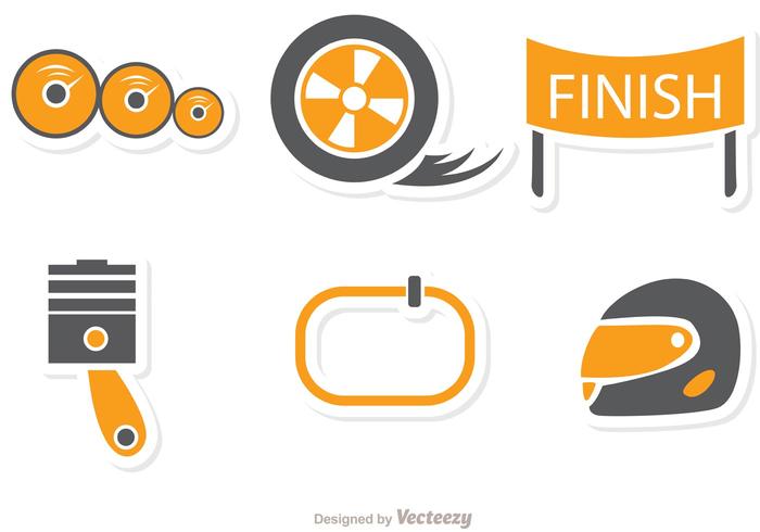 Racing Icon Vector Pack 