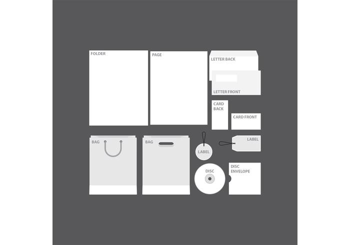 Blank Company Profile Template vector