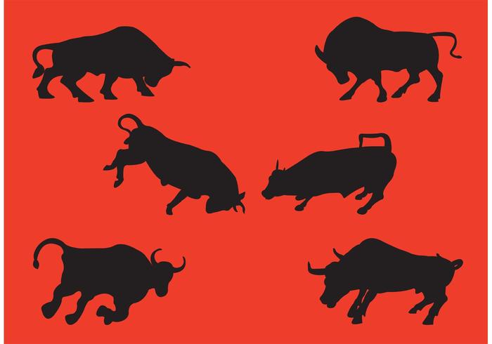 Charging Bull Vector Collection