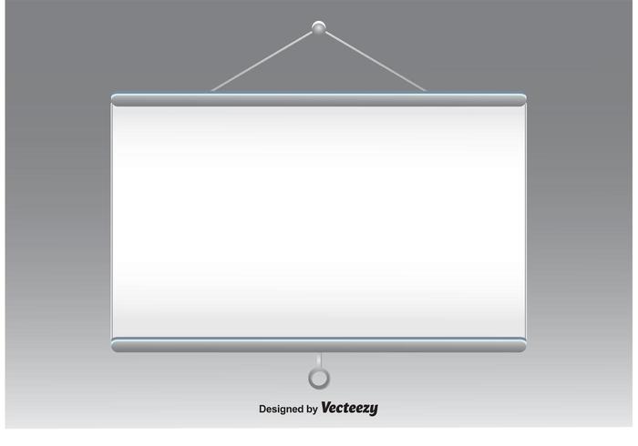 Projector Screen Vector