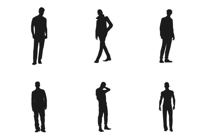 Download Vector Men Silhouettes - Download Free Vectors, Clipart ...