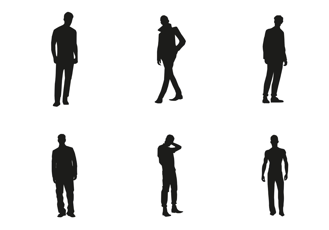 Download Human Silhouette Free Vector Art - (19,109 Free Downloads)